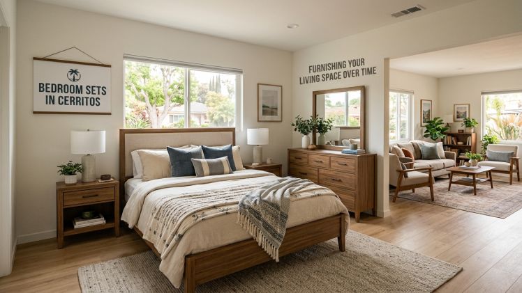 Bedroom sets in Cerritos and Furnishing Your Living Space Over Time