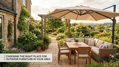 Choosing the Right Place for Outdoor Furniture in Your Area