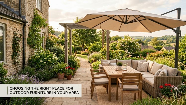 Choosing the Right Place for Outdoor Furniture in Your Area
