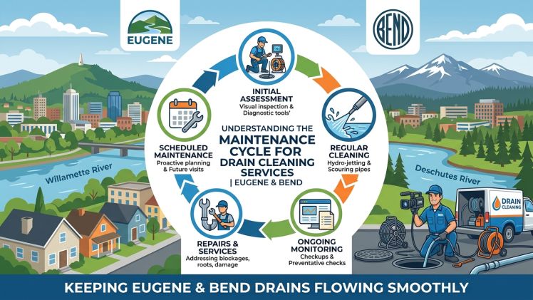 Understanding the Maintenance Cycle for Drain Cleaning Services in Eugene and Bend