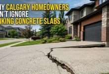 Why Calgary Homeowners Can't Ignore Sinking Concrete Slabs