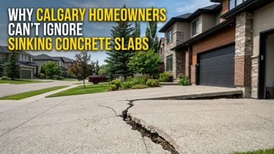 Why Calgary Homeowners Can't Ignore Sinking Concrete Slabs