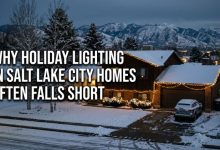 Why Holiday Lighting in Salt Lake City Homes Often Falls Short