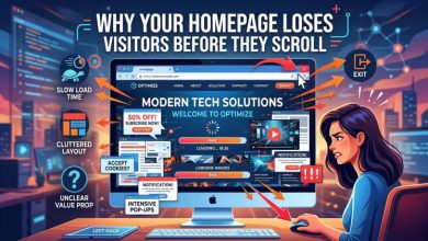 Why Your Homepage Loses Visitors Before They Scroll
